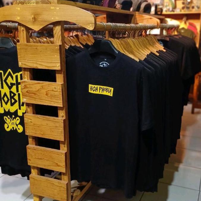 Slank - Kaos Slank - HIGH PHOBIA - Kaos Slank Original Akugilastore - Baju Pria Unisex