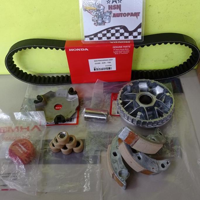 FULL SET PAKET HEMAT CVT HONDA VARIO 125 OLD/VARIO 125 FI OLD/KODE KZR