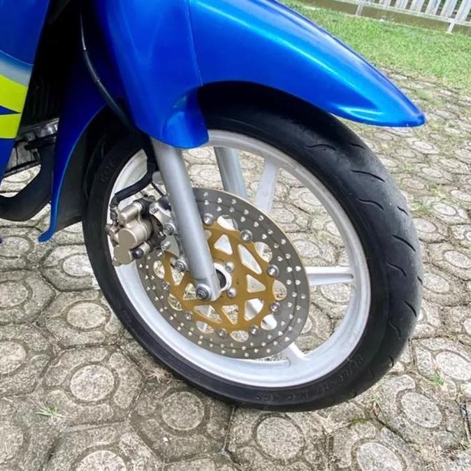 Piringan Cakram Depan Satria 2Tak 300mm TZM By Dnd Disc Brake Satria 2 Tak Hiu