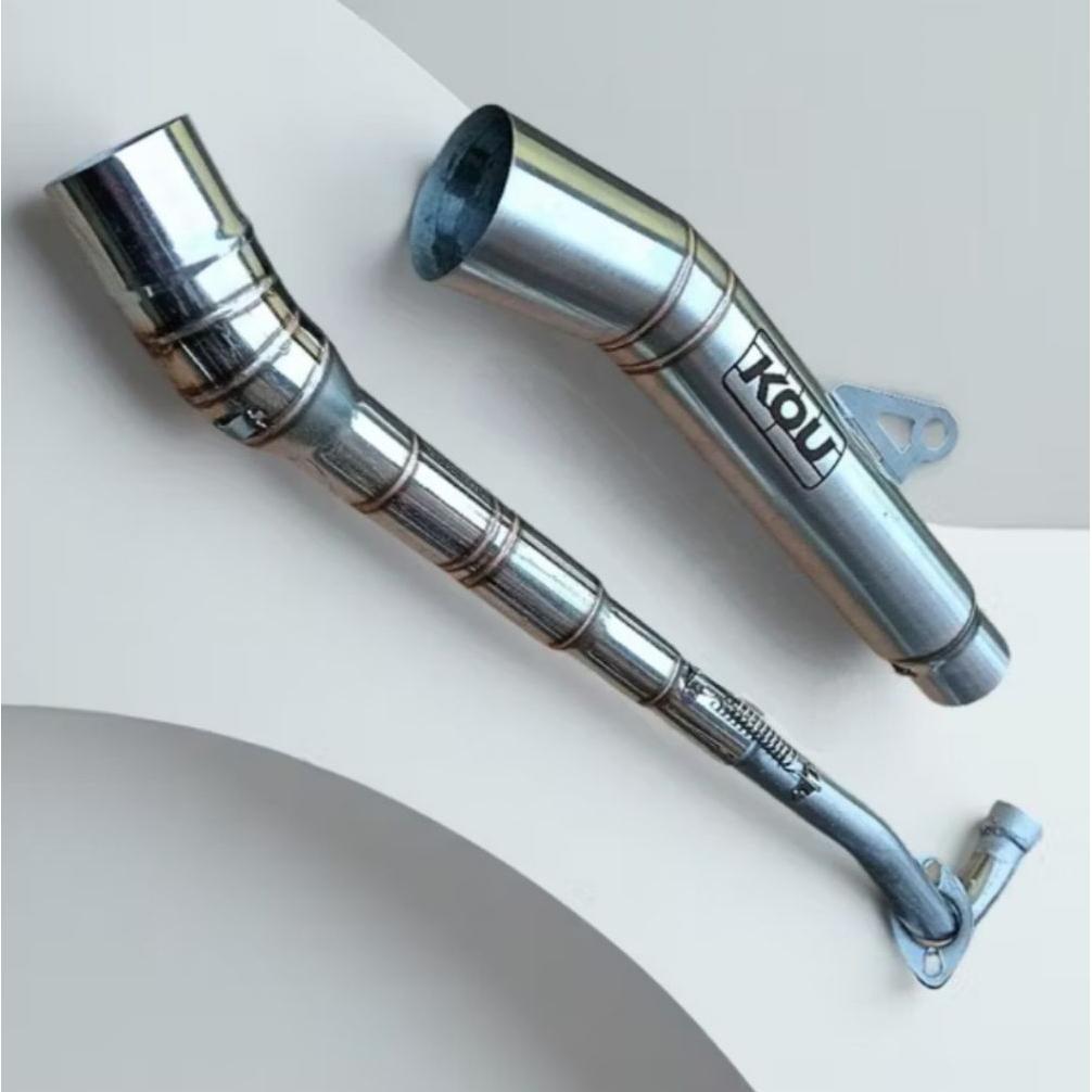 ZELVIERAS KNALPOT RACING KOU MAHACHAI ALL MOTOR BEBEK JUPITER Z, SUPRA 110 125, KARISMA, REVO, VEGA,