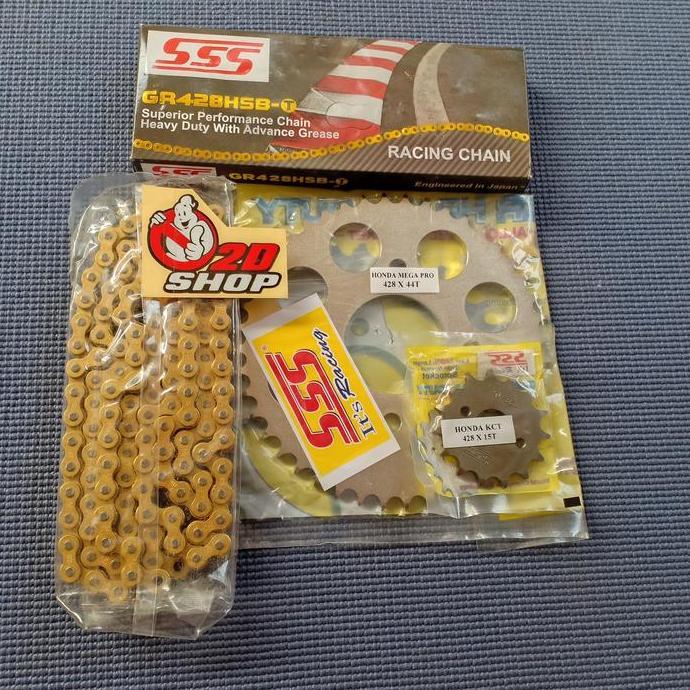 gear gir set sss 428 ter verza mega pro cb 150 cbr 150