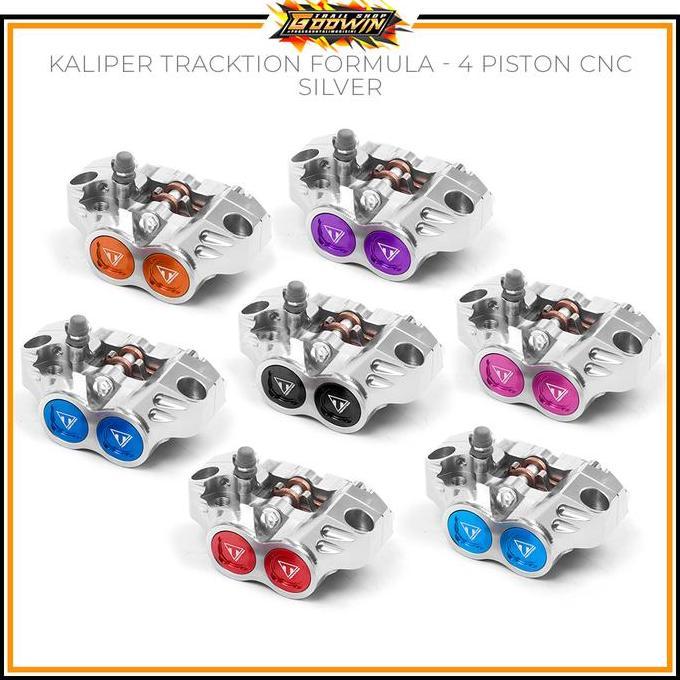 Kaliper Caliper Tracktion Formula 4 Piston CNC Universal