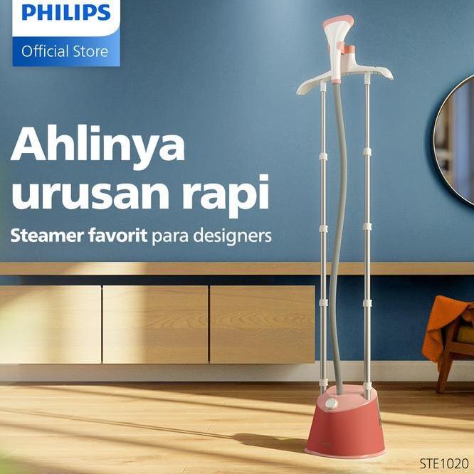 Philips Stand Steamer 1 Series Ste102040 Pink Setrika Uap Strika Uap Philips Setrika Uap Setrika Uap