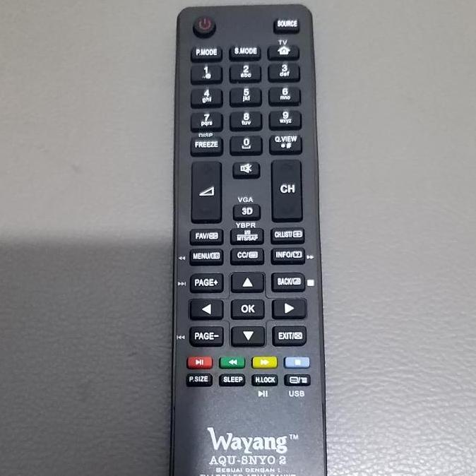 TERLARIS REMOTE REMOT TV LCD LED AQUA DAN SANYO MULTI UNIVERSAL