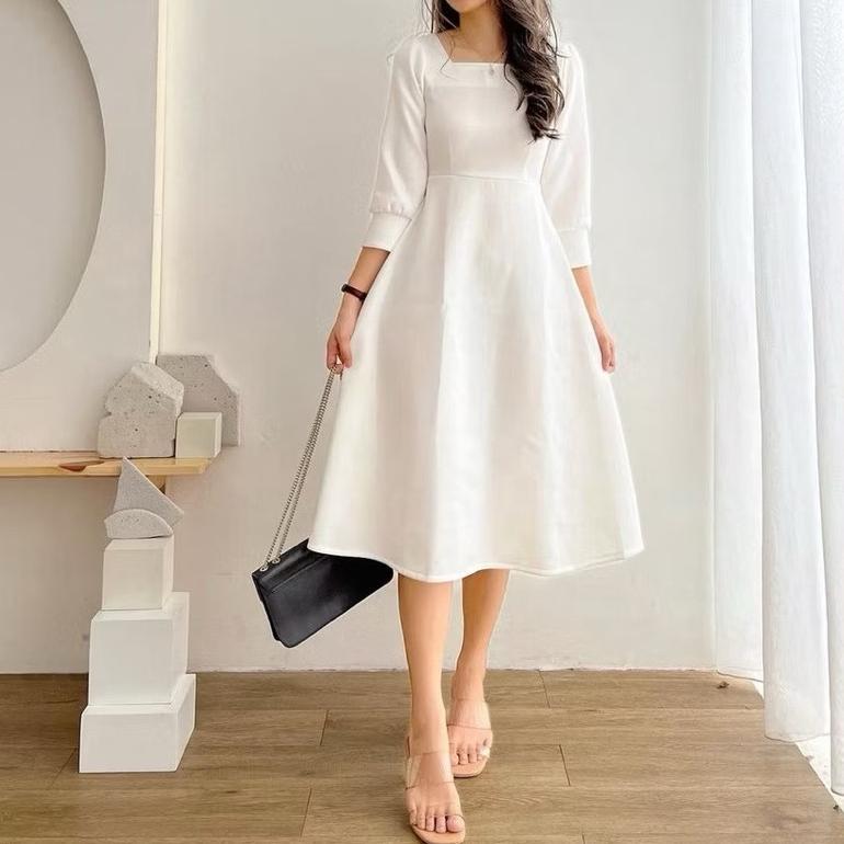 sale Casual dress wanita, Dress wanita Korea style, dress wanita terkini dress natal remaja terbaru