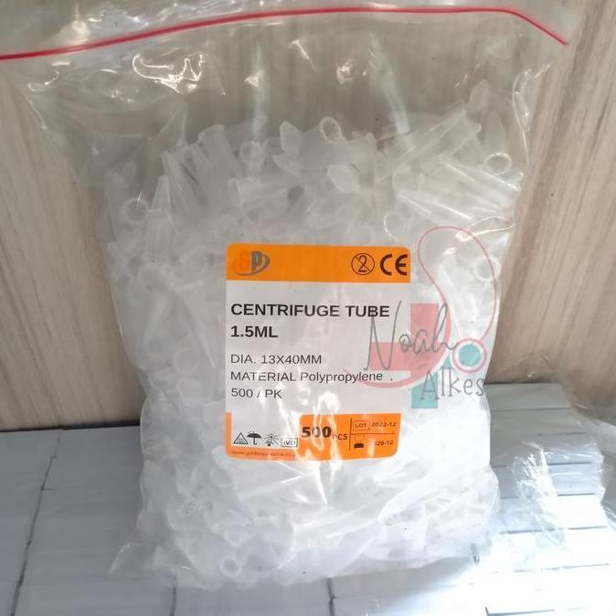 SAMPLE CUP / PCR TUBE / CUP SAMPLE 1,5 ml isi 500 pcs | GP/MONO TES