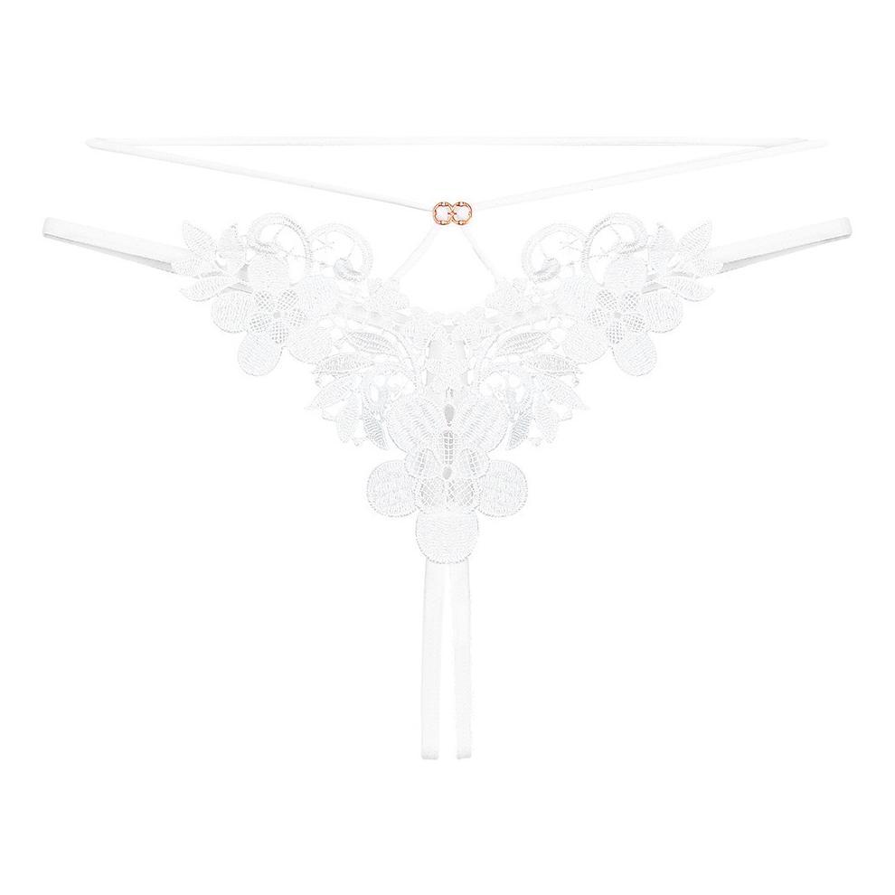 BESTPROMO Celana Dalam Wanita Sexy hot open G String Bordir Bunga cd C117