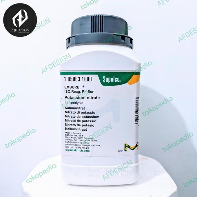 Potassium nitrate 1.05063.1000 merck for analysis repack 100g