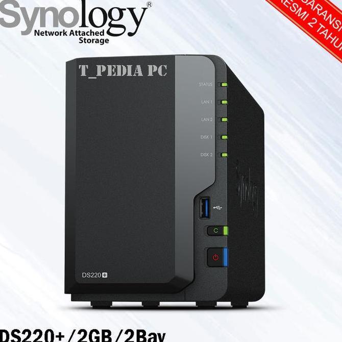 SYNOLOGY DS220+ DISKSTATION 2-BAY NAS SERVER STORAGE CLOUD DS 220+ ORIGINAL DAN TERPERCAYA