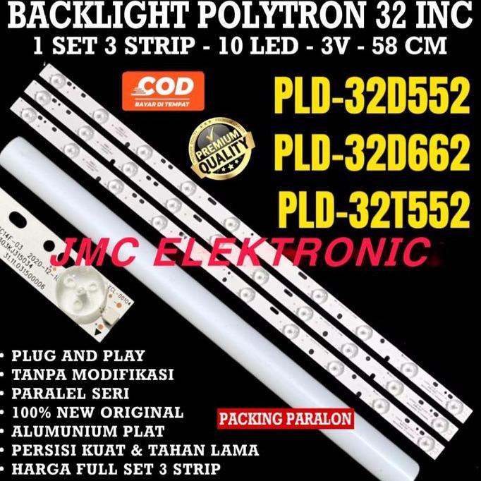 Lansungkirim- Backlight Tv Led Polytron 32 Inc Pld 32D552 32D662 32T552 Pld32D552 Pld32D662 Pld32T55