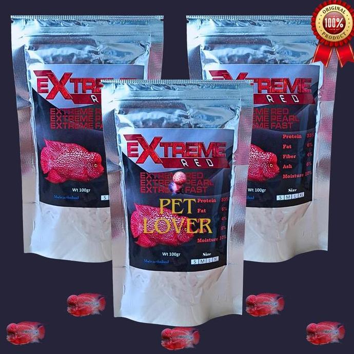 Duniaikanqita- Pelet Louhan Extreme Red Memerahkan Rna Dan Mutiara Lohan