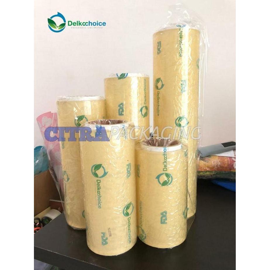 Lansungkirim- Plastik Cling Wrap - Food Wrapping Sealer Delkochoice 40Cm X 500M