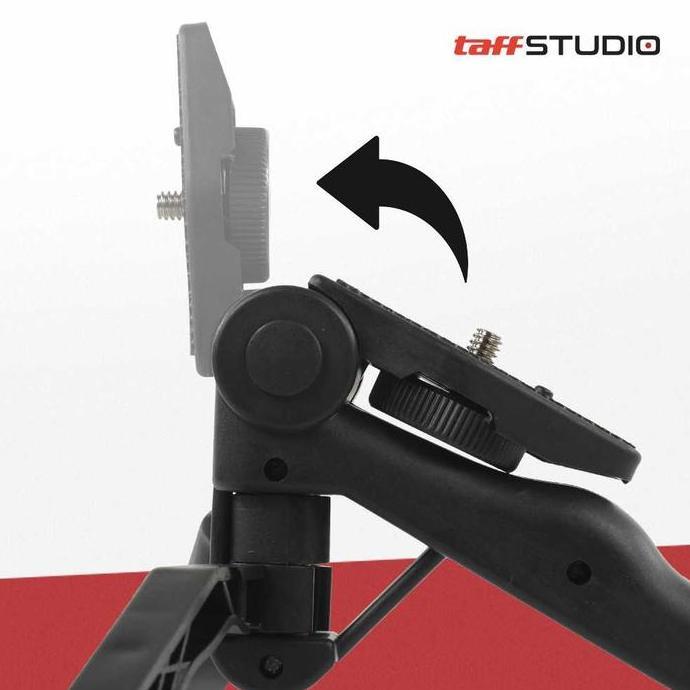 Forward- Taffstudio Mini Foldable Folding Tripod Stand - Cp-Gp264 - Black