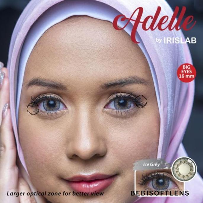 Cod,Bisa- (Bisa ) Softlens Besar Adelle 16Mm Softlens Normal , Softlens Blue Minus , Softlens Hitam 