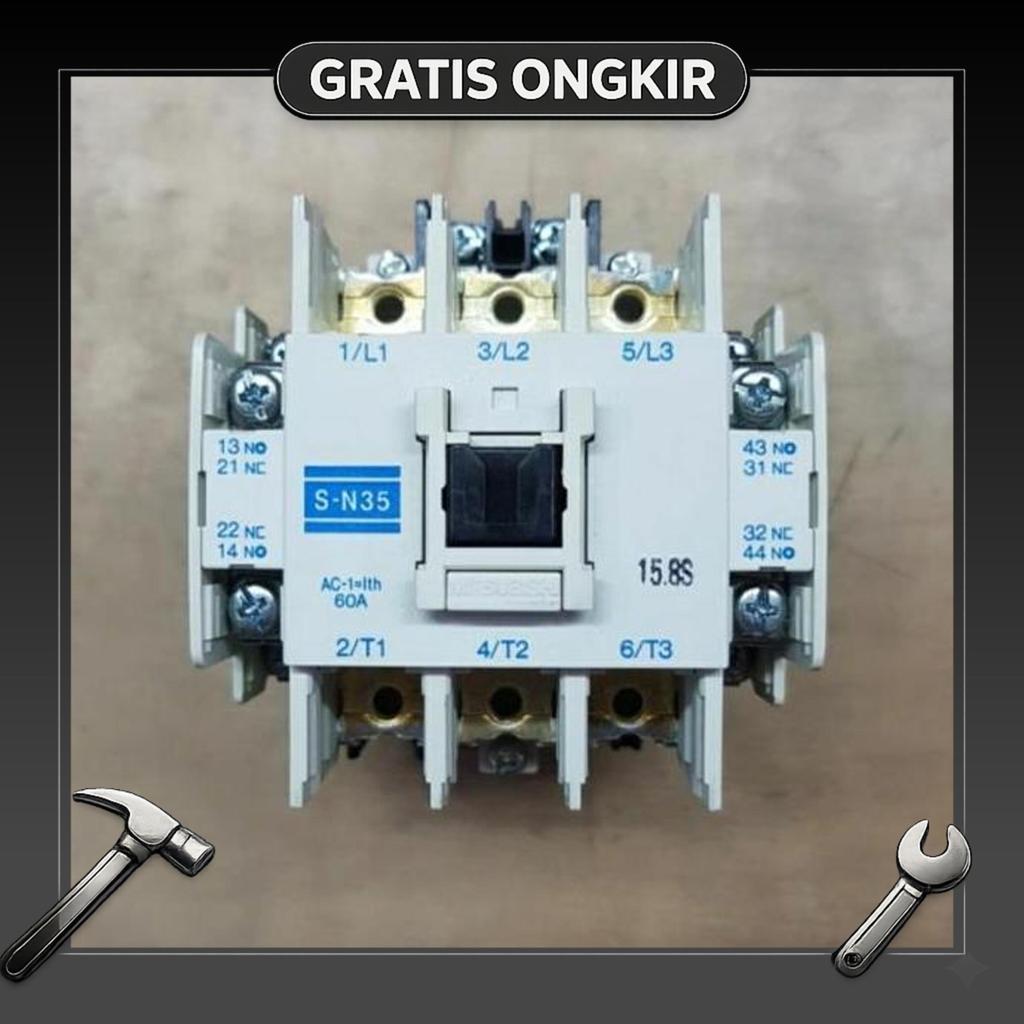 Kontaktor / Contactor Mitsubishi S-N35 Sn-35 Sn 35 Sn35