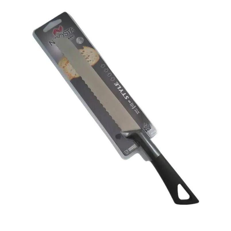 Cookwe- Fackelmann Pisau Roti Nirosta 35Cm Anti Karat Dengan Mata Bergerigi Tajam & Gagang Ergonomis