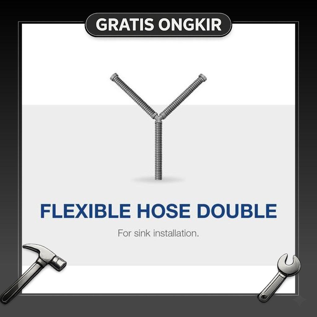 Selang Pembuangan Bak Cuci Piring Kitchen Sink Cgs Flexible Hose Cabang