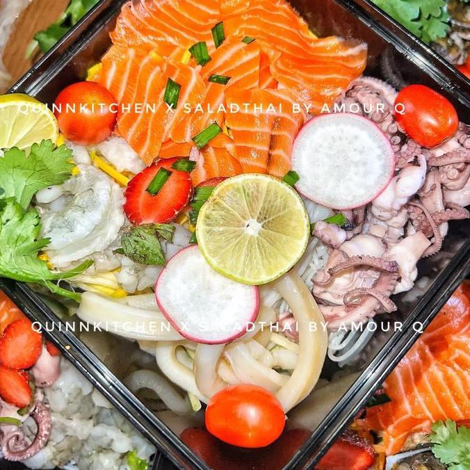 Tigadua_Global - Salad Thailand Komplit (Salmon Gurita Udang Cumi)