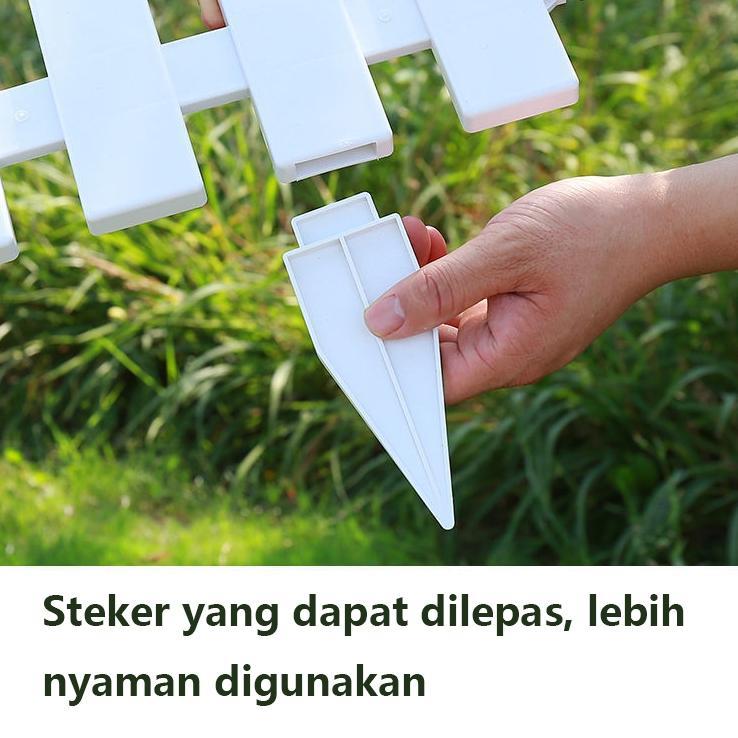 Promo Cod Pagar Taman Plastik/Pagar Taman/Pagar/Taman/Diy Dekorasi Pagar Taman/Pagar Putih Pagar Hia