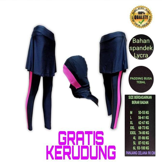 Lengkapbos- Celana Sepeda Nita Hijab Gratis Kerudung