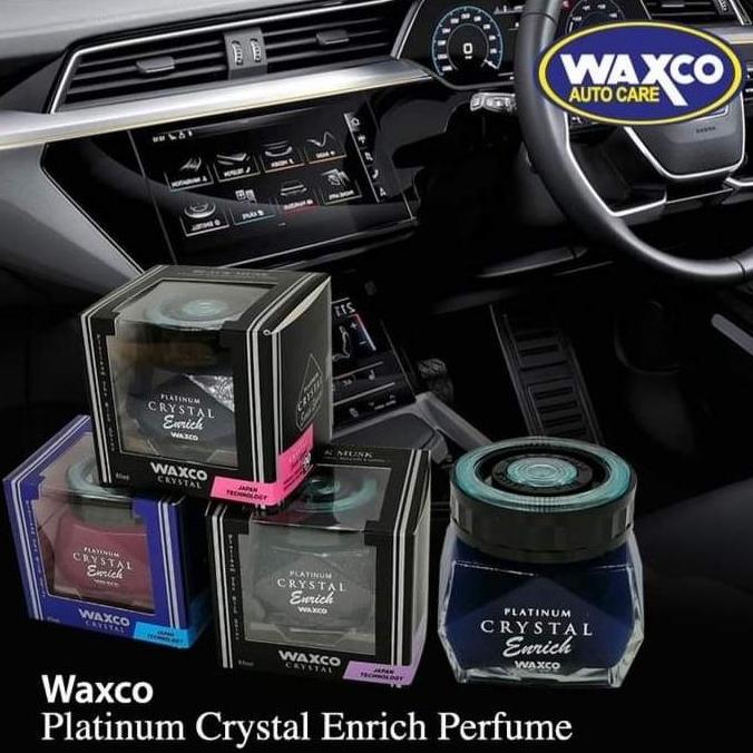 PARFUM / PEWANGI MOBIL WAXCO BLACK MUSK CRYSTAL GLASS 85ML