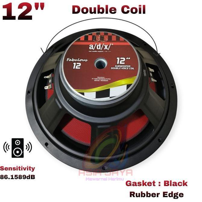 Grosir Speaker Subwoofer Adx Fabulous 12 Inch Double Coil