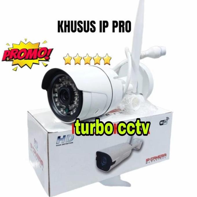 TERLARIS IP KAMERA CCTV OUTDOOR LENS 5MP FULL HD WATEROOF KHUSUS NVR KIT