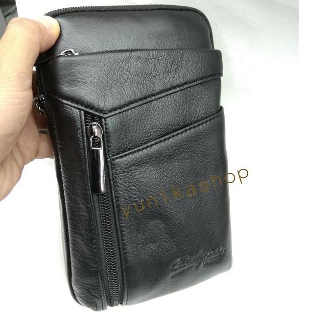 Tas Selempang Pria Tempat Hp Kulit Tas Slempang Kulit Asli Tas Pinggang