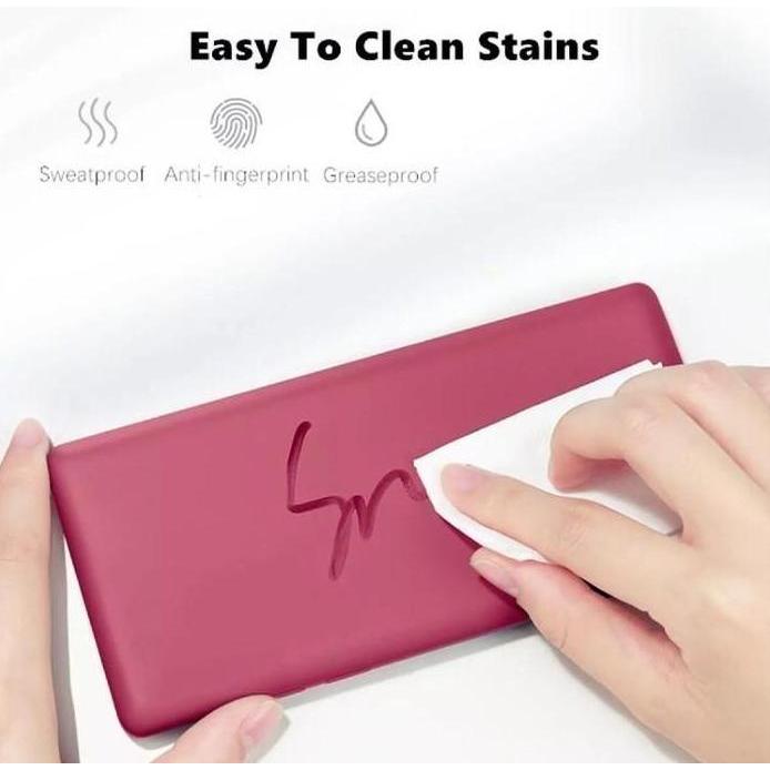 Case   untuk Oppo A53 Baby Skin FREE tali Silicone Softcase Candy Square