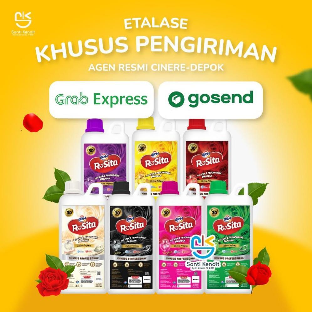 Mawar Super Laundry BRM Setrika Pewangi Pelicin Pakaian Original