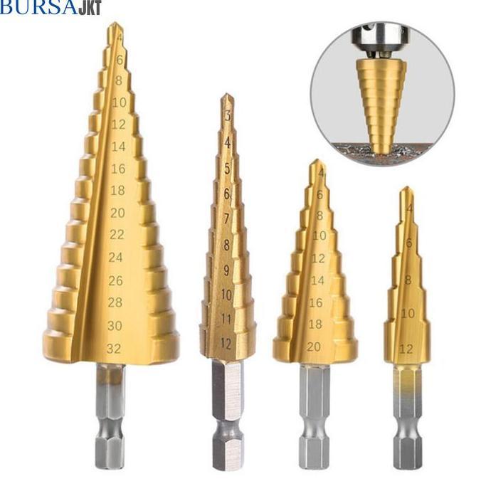 JAOPMAM MATA BOR MODEL PAGODA KERUCUT SEGITIGA 3 VARIAN BOR BESI KAYU STAINLES PROTOK