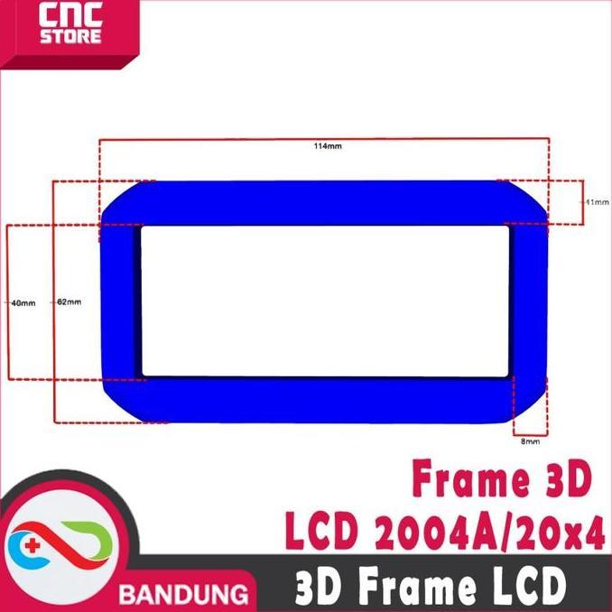 Ready 2004 20 X 4 LCD FRAME AKRILIK CASE 20X4 LCD BIRU