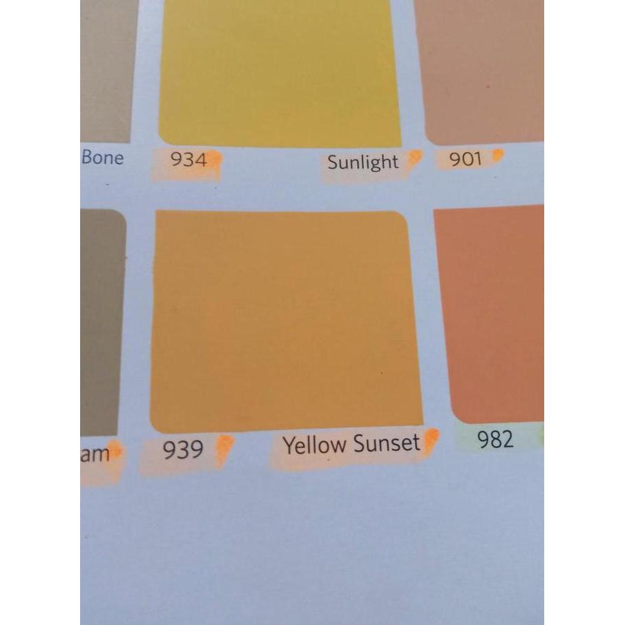 Cat Tembok 939 Yellow Sunset Kuning Vinilex 5 kg Interior Dinding