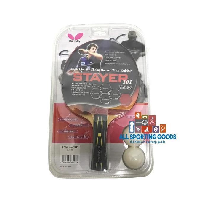 BEBAS ONGKIR - Bet Pingpong / Tenis Meja Stayer 101 Butterfly
