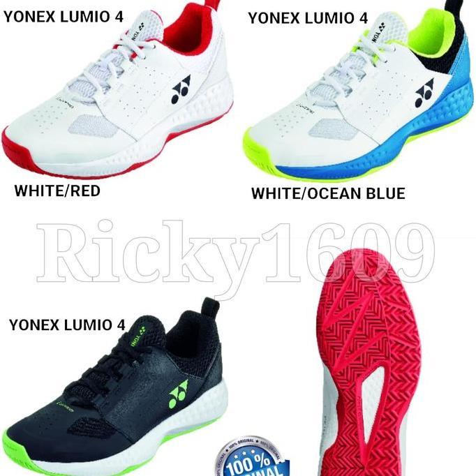 TERLARIS SEPATU TENIS YONEX LUMIO 4 - POWER CUSHION - ORINAL YONEX