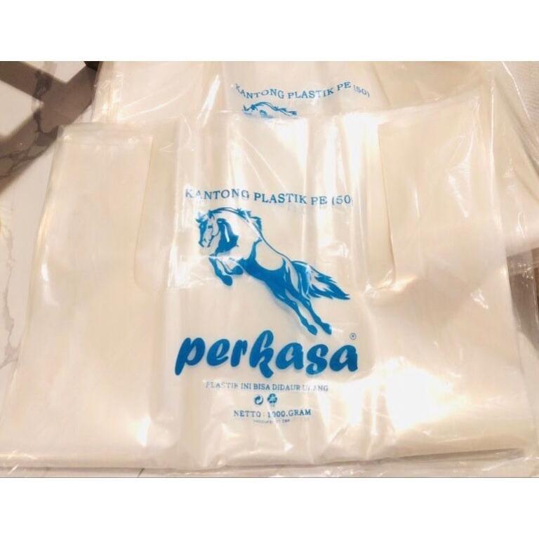 Kantong Plastik Takeaway Pe Bening Jumbo Uk 50 | Kresek Bening Utk Box Kue, Makanan, Catering, Parce