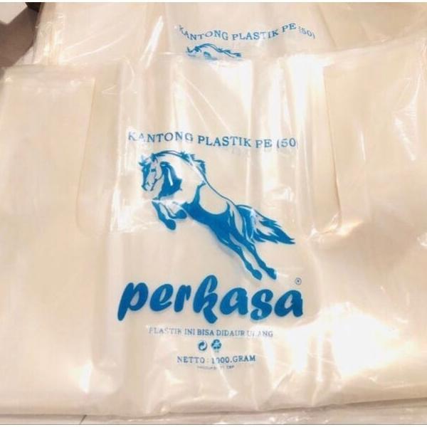 Kantong Plastik Takeaway Pe Bening Jumbo Uk 50 | Kresek Bening Utk Box Kue, Makanan, Catering, Parce