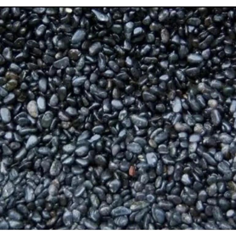 batu koral sikat hitam/pancawarna 10kg karungan