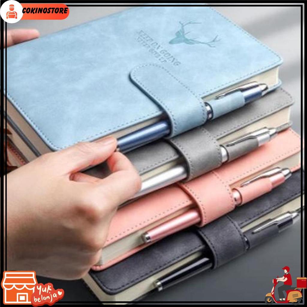 A5 Notebook Kawaii 360 Halaman Buku Harian Buku Harian Lilin Kulit Bisnis Sekolah Kuliah Kantor Perl