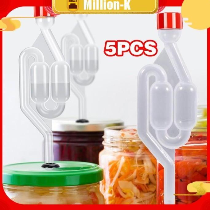 ZHURATMI Airlock Fermentasi Galon Plastik / Alat Fermentasi Wine / Airlock Fermentasi Wine Galon PRO