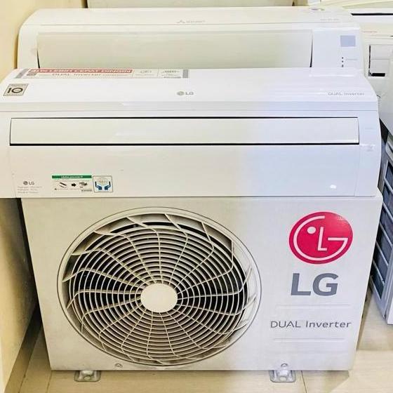 Terlaris Ac Lg Inverter 1/2Pk 350 Wat Freon Full Mulus Hemat Listrik Murah Meriah