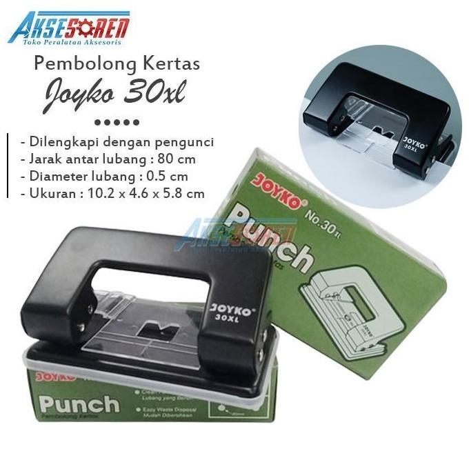 Alat Pembolong Kertas Binder Joyko [No 30XL] / Paper Punch