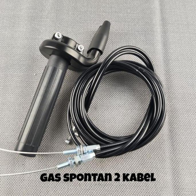 GAS SPONTAN 2 KABEL CRF KLX VARIO SCOOPY BEAT NEW NINJA 250 FI GAS KONTAN 2 KABEL D TRACKER UNIVERSA