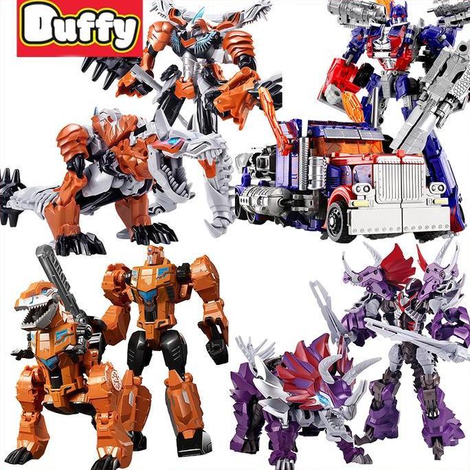 Nofrizalabadi - Duffy Toys Mainan Robot Klasik Tyrannosaurus 2 In 1 Berubah Robot & Dinosaurus /  Ro