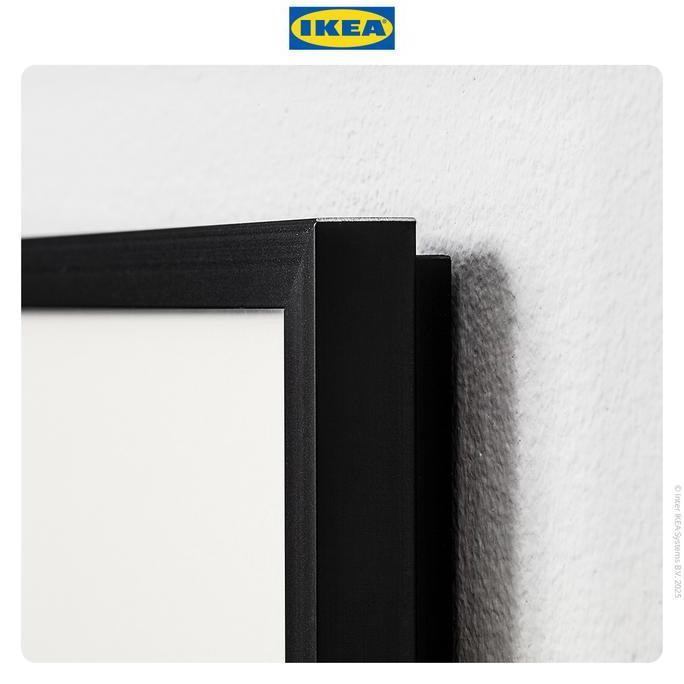 IKEA LOMVIKEN Bingkai DindingMultifungsi Minimali Hitam 40x50cm YS