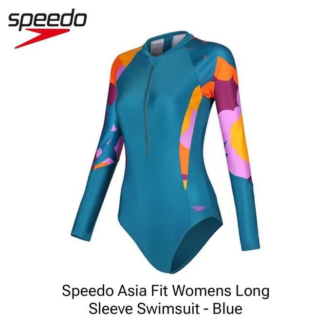 Baju Renang Wanita Speedo Original - Womens Long Sleeve Swimsuit SS