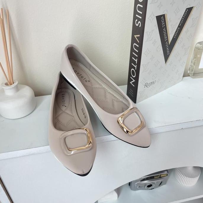 LIMITED EDITION  Laviola 3330 LSF- Flat Shoes Wanita Black LIMITED EDITION 