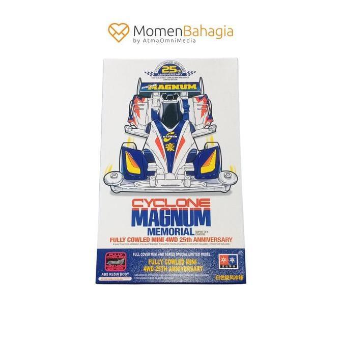 Tamiya Mini 4WD Merek Daxing -  Cyclone Magnum Memorial White
