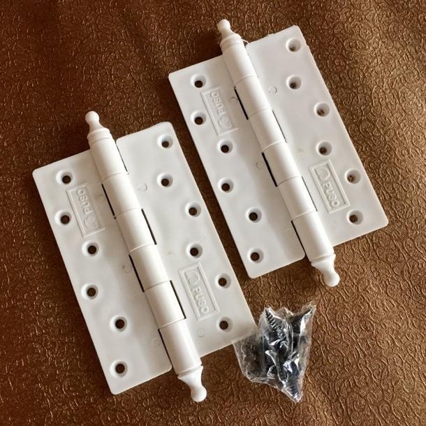 (Terbaru) Engsel Pintu Kamar mandi TEBAL 3.5mm, Size 5" ,12 cm ENGSEL pintu PVC (Terlaris)