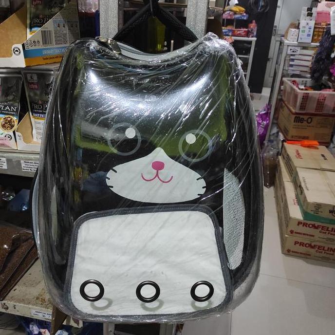 TAS ASTRONOT KUCING TRANSPARAN PET CARGO
